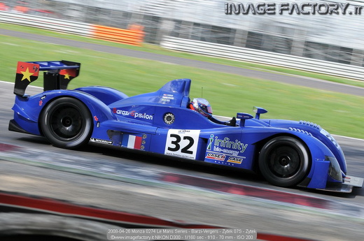 2008-04-26 Monza 0274 Le Mans Series - Barzi-Vergers - Zytek 07S - Zytek